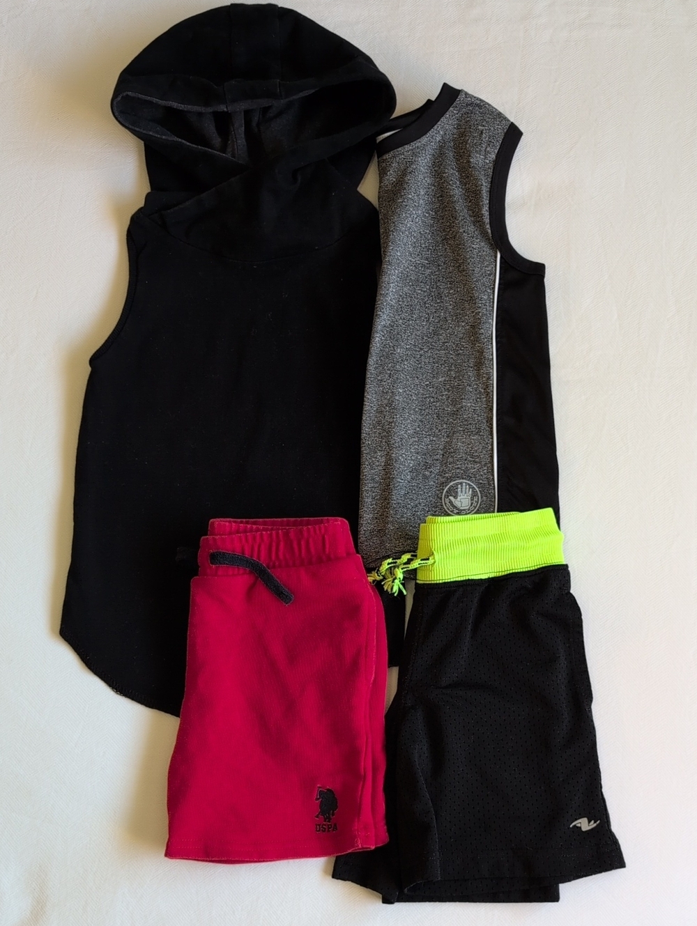 Toddler Boys Active Athletic Summer Outfits Bundle 4pc Lot Size 3T Small Shop